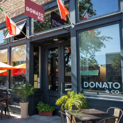 Front exterior view of Donato & Co. with frontage improvements by KingCraft Builders